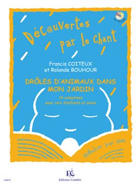 Illustration de Drôles d'animaux dans mon jardin pour voix d'enfants et piano