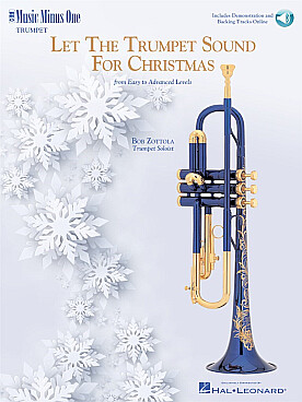 Illustration let the trumpet sound for christmas