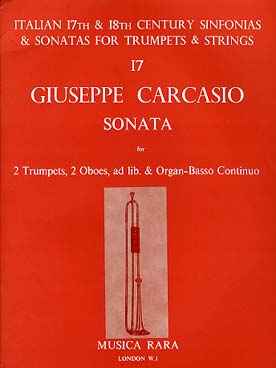 Illustration de Sonate pour 2 trompettes, 2 hautbois et orgue (ou basse continue)