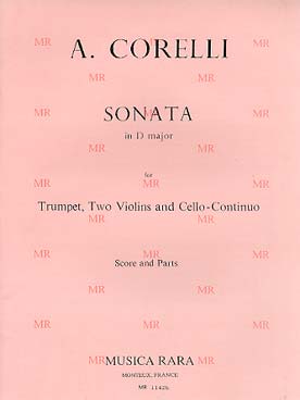 Illustration de Sonate en ré M pour trompettes, 2 violons et basse continue