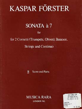 Illustration de Sonata a 7 pour 2 trompettes, basson, cordes et basse continue