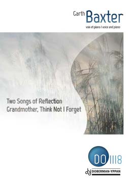 Illustration de Two songs of reflection pour chant et piano