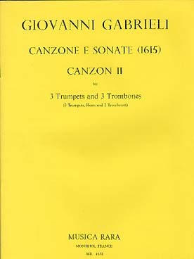 Illustration de Canzone et sonate (1615) pour 3 trompettes et 3 trombones - N° 2