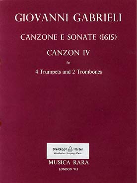 Illustration de Canzone et sonate (1615) pour 4 trompettes et 2 trombones - N° 4