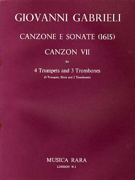 Illustration de Canzone et sonate (1615) pour 4 trompettes et 3 trombones - N° 7