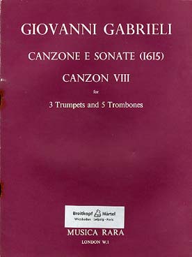 Illustration de Canzone et sonate (1615) pour 3 trompettes et 5 trombones - N° 8