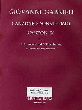 Illustration de Canzone et sonate (1615) pour 3 trompettes et 5 trombones - N° 9