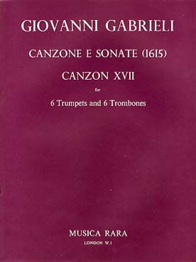 Illustration de Canzone et sonate (1615) pour 6 trompettes et 6 trombones - N° 17