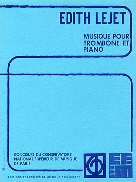 Illustration de Musique pour trombone et piano (concours du CNSM de Paris)   