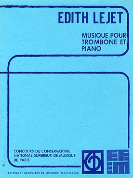 Illustration de Musique pour trombone et piano (concours du CNSM de Paris)