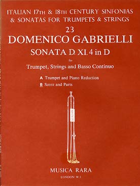Illustration de Sonate D. XI.4 en ré M pour trompette, cordes et basse continue