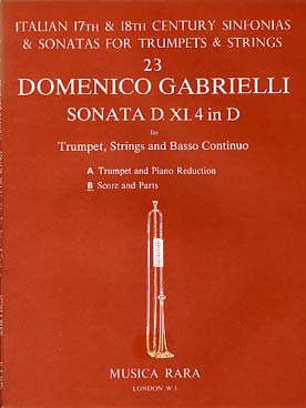 Illustration de Sonate D. XI.4 en ré M pour trompette, cordes et basse continue