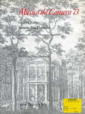 Illustration de Sonata N° 1 en ré M pour trompette ou hautbois, 2 violons, alto et basse continue