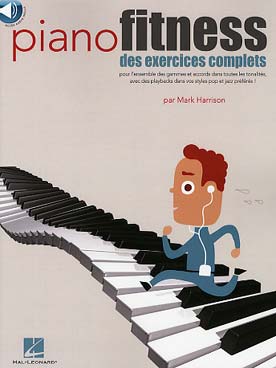 Illustration de Piano fitness : séances d'entrainement pianistes rigoureuses mais ludiques