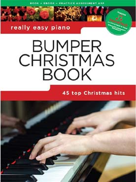 Illustration really easy piano bumper christmas book