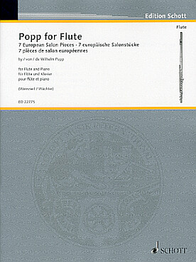 Illustration de For flute : 7 pièces de salon européennes