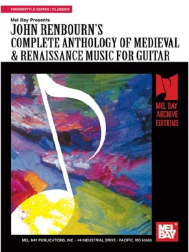 Illustration de Complete anthology of medieval and renaissance music for guitar