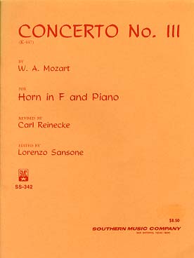 Illustration de Concerto N° 3 K.447    