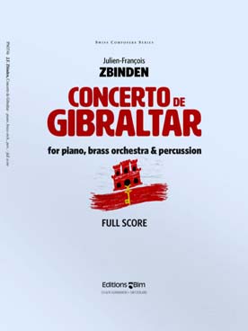 Illustration de Concerto de Gibraltar pour piano solo et fanfare - Conducteur
