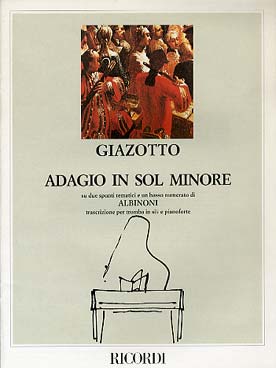 Illustration albinoni/giazotto adagio en sol min