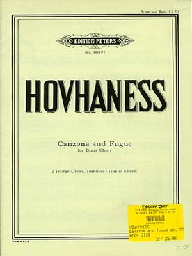 Illustration de Canzona and fugue op. 72    