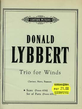 Illustration de Trio for winds (clarinette, cor et basson)
