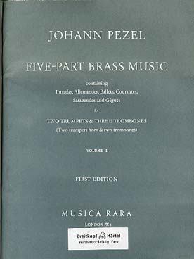 Illustration pezel five-part brass music vol. 2