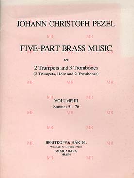 Illustration pezel five-part brass music vol. 3