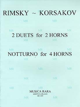 Illustration de 2 Duos pour 2 cors - Notturno pour 4 cors