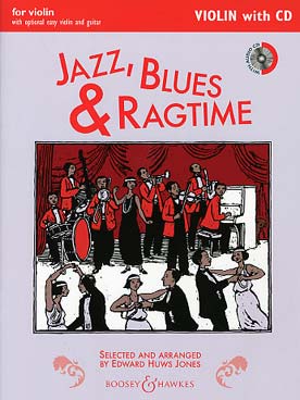 Illustration jazz, blues & ragtime ed. violon seul