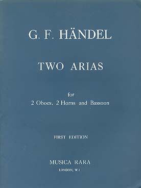 Illustration de 2 Arias pour 2 hautbois, 2 cors et 1 basson