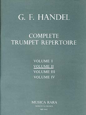Illustration de Complete trumpet repertoire - Vol. 2 : the sacred oratorios pour 1,  2 et 3 trompettes