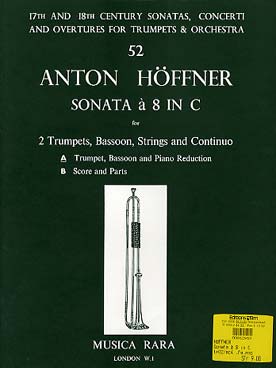 Illustration de Sonata à 8 en do M pour trompette, basson et piano