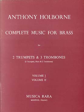 Illustration de Complete music for brass pour 2 trompettes et 3 trombones (ou 2 trompettes, cor et 2 trombones) - Vol. 1