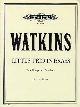 Illustration de Little trio in brass for horn, trumpet and trombone