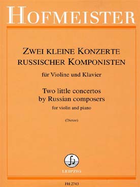 Illustration de 2 Little concertos by Russian composers