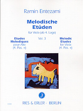 Illustration entezami etudes melodiques vol. 3