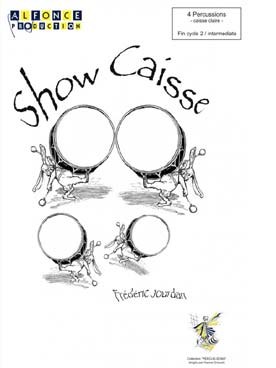 Illustration de Show caisse pour 4 percussions