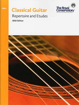 Illustration de CLASSICAL GUITAR (examens du Royal Conservatory of Music de Toronto) - Répertoire et études Preparatory (5e édition)