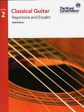 Illustration de CLASSICAL GUITAR (examens du Royal Conservatory of Music de Toronto) - Répertoire et études Vol. 2 (5e éd.)