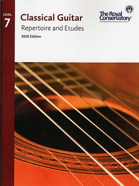 Illustration de CLASSICAL GUITAR (examens du Royal Conservatory of Music de Toronto) - Répertoire et études Vol. 7 (5e éd.)