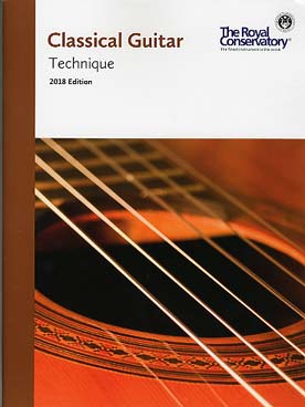 Illustration de CLASSICAL GUITAR (examens du Royal Conservatory of Music de Toronto) - Guitare technique (5e édition)