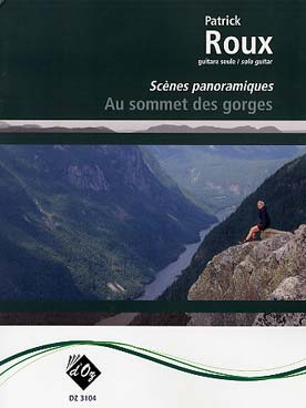 Illustration roux au sommet des gorges