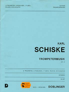 Illustration schiske trompetermusik op. 13 parties