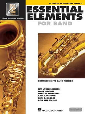 Illustration de ESSENTIAL ELEMENTS FOR BAND : a comprehensiv band method with EEi - Vol. 1 : saxophone ténor