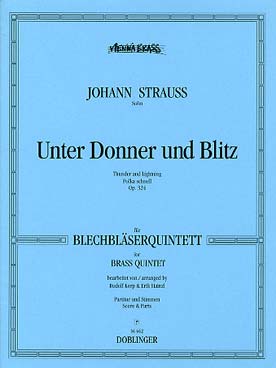 Illustration de Unter Donner und Blitz op. 324