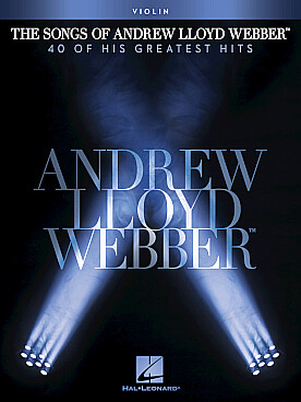 Illustration de THE SONGS OF ANDREW LLOYD-WEBBER - Violon