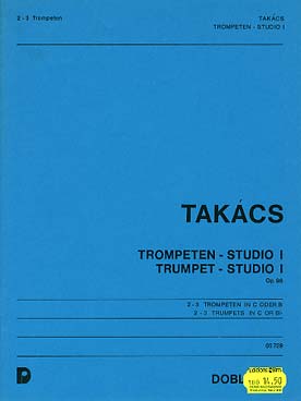 Illustration takacs trumpet studio op. 98 i