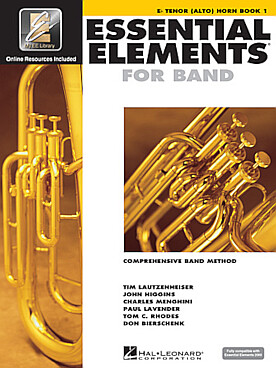 Illustration de ESSENTIAL ELEMENTS 2000 : comprehensive band method - Vol. 1 : cor en mi b