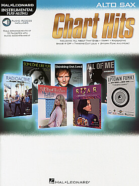 Illustration de CHART HITS - Saxophone alto